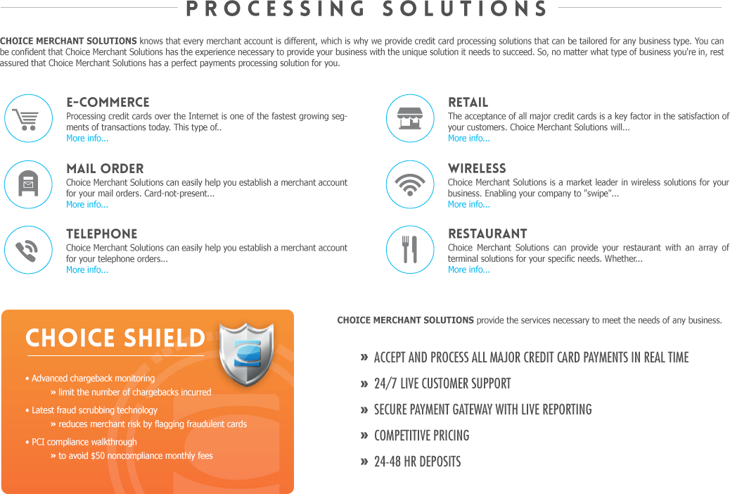 processing solutions